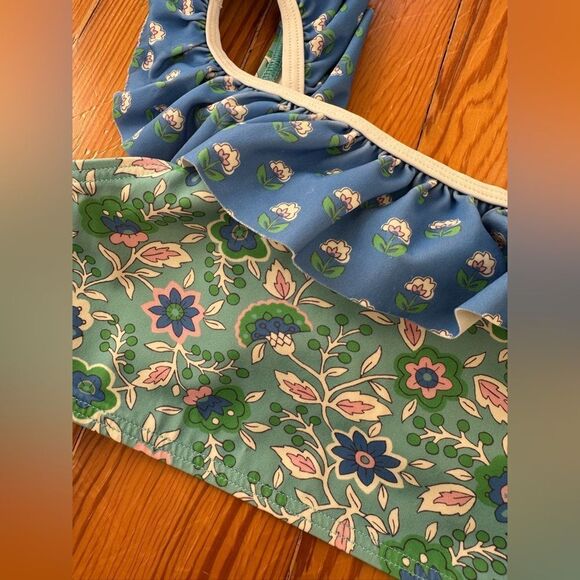 Mini Boden Mixed Floral Print Bikini Top - Picture 2 of 4